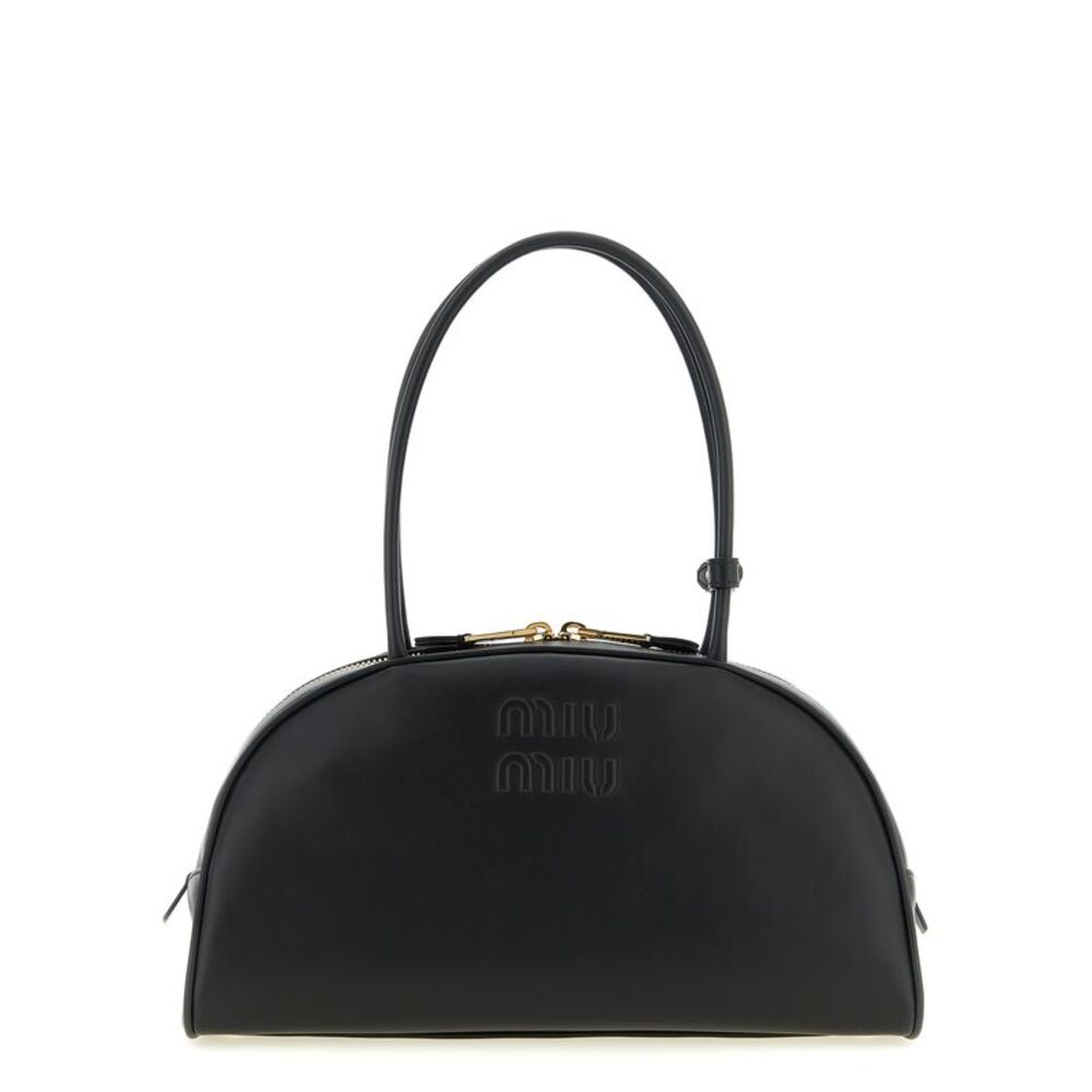 Miu Miu Black Calfskin Shoulder Women's Bag